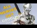 ALL HEROES GET GOOGLY EYES FOR APRIL FOOLS DAY PRANK - OVERWATCH