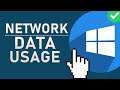 How to Preview Network Data Usage per Application in Windows 10