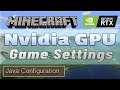 Nvidia Minecraft Java Settings - Launcher Configuration