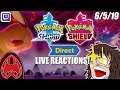 Pokemon Sword and Shield Direct 6.5.19 LIVE REACTIONS! | MugiwaraJM Streams