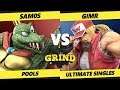 Smash Ultimate Tournament - Sam0s (K Rool) Vs. GimR (Terry) The Grind 100 SSBU Pool 2 - WR2