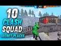 TOP 10 CLASH SQUAD SECRET PLACES IN FREE FIRE | FREE FIRE CLASH SQUAD TIPS AND TRICKS (PART - 20)