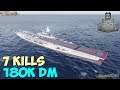 World of WarShips | Serov | 7 KILLS | 180K Damage - Replay Gameplay 4K 60 fps