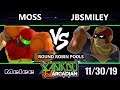 Xanadu MFA SSBM - moss (Samus) Vs. JBSmiley (Captain Falcon) Smash Melee Round Robin Pools