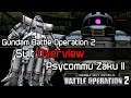 Gundam Battle Operation 2 Suit Overview - Psycommu Zaku II