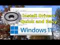 How To Install Drivers On Windows 11 Simple -  Step By Step