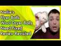 Nellie's Flyer Balls Wool Dryer Balls Need Fixed! - Updated Review - Mumbles Videos