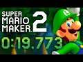 Super Mario Maker 2 Ninji Speedruns - The 10 Coin of Deep Woods: 0:19.773