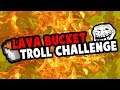 Troleando gente con Lava!!-/Lava Bucket Troll Challenge/-c//LaCuadrilla