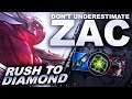 DON'T UNDERESTIMATE ZAC JUNGLE! - Rush to Diamond | League of Legends