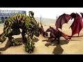 Forest Titan VS Alpha Dragon, Manticore, Megapithecus & Broodmother | Ark Battle