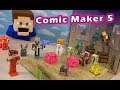 Minecraft Comic Maker HUGE Playset Mattel Unboxing Series 5 - Exclusive Mailer