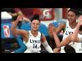 NBA 2K21 WNBA Minnesota Lynx vs Las Vegas Aces Season Game Simulation