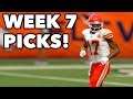 NFL Week 7 Picks & Predictions ALL GAMES!