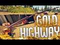 Building The Gold Nugget Highway! - 2nd Frankenstein Is Installed - Gold Rush The Game