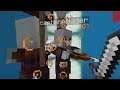 Minecraft overpowered pillager captains vs overpowered iron golems!