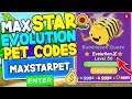 UNLIMITED MAX STAR EVOLUTION PET CODES IN LAWN MOWING SIMULATOR! Roblox