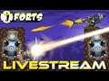 Big Maps and Big Battles (Forts Multiplayer Gameplay) - Forts RTS - Livestream