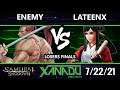 F@X 415 Losers Finals - LATEENX (Hibiki) Vs. Enemy (Genjuro) Samurai Shodown
