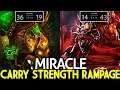 MIRACLE Lifestealer & Bristleback Hard Carry Strength Rampage GamePlay 7.22 Dota 2