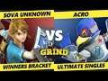 The Grind 148 - Sova Unknown (Link, Toon Link) Vs. Acro (Falco) SSBU Smash Ultimate