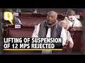 Winter Session | Venkaiah Naidu Refuses to Revoke Suspension of MPs, Opposition Walks Out of RS