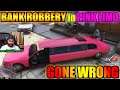 Bank Robbery in Pink Limousine GONE WRONG ?