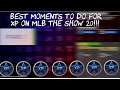 Best Moments To Do For XP In MLB The Show 20!!!