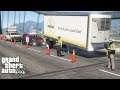 GTA 5 Real Life Mod #259 Semi Truck Drops & Loses Trailer On The Highway - Ace Towing To The Rescue