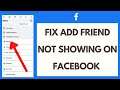 How To Fix Add Friend Not Showing On Facebook