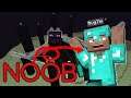 Noob Fights Ender Dragon by having his twitch chat do it because he is a noob