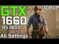 Red Dead Redemption 2 GTX 1660 + RYZEN 5 3600 | Low vs. Medium vs. High vs. Ultra vs. Custom | 1080p