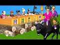 Scary Teacher 3D Miss T vs Hello NeighborJoker vs Cow Troll 6 Neighbor with Coffin Dance Compilation