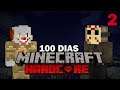 SOBREVIVI 100 DIAS NO MINECRAFT COM PERSONAGENS DE FILMES DE TERROR #2(Finalmente fortemente armado)