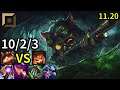 Teemo Top vs Gnar - KR Master | Patch 11.20
