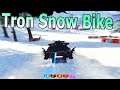 Tron Snow Bike With Blue Light Trail #Shorts - CoD Cold War Zombies