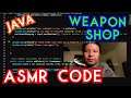 ASMR CODING | I coded a small shopping java program