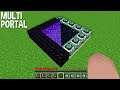 Its realy working MULTI NETHER + ENDER PORTAL in Minecraft ? MULTI PORTAL