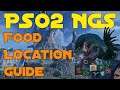 PSO2 NGS: Food Location Guide