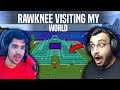 Rawknee Visiting My World in Minecraft || Desi Army