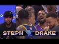 📺 Stephen Curry: Drake put taking team plane and Oracle parking lot in a song (“Free Smoke”)