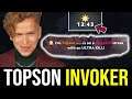 Topson INVOKER - Getting ULTRA KILL in just 12 mins mark