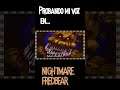 VIDEO CORTO | ¡Probando mi voz en Nightmare Fredbear! | Rawser Jr