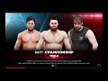 WWE 2K19 Dean Ambrose VS Drew Gulak,Sami Zayn Triple Threat Tables Elm. Match WWE 24/7 Title