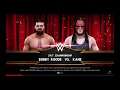 WWE 2K19 Kane VS Bobby Roode 1 VS 1 Steel Cage Match 24/7 Title