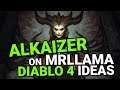 Alkaizer reacts to MrLlama DIABLO 4 ENDGAME ideas