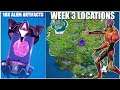Fortnite, Where are the Week 3 Alien Artifacts? (Chapter 2 Season 7) - UPDATED