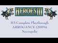 Heroes 3 Complete playthrough: Arrogance (200%, Necropolis)