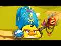 I used clever strategies to defeat stronger enemies in Angry Birds Epic