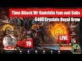 Maplestory m - 5400 Crystals Royal Draw and Time Attack with Godchila Fam and Subs